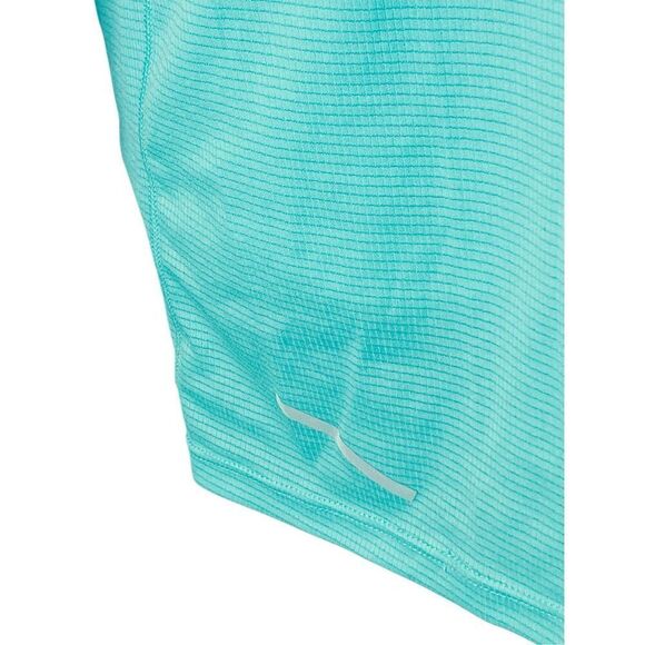 Hoka One One Womens Blue Grid Long Sleeve Performance T Shirt Medium - Picture 4 of 6